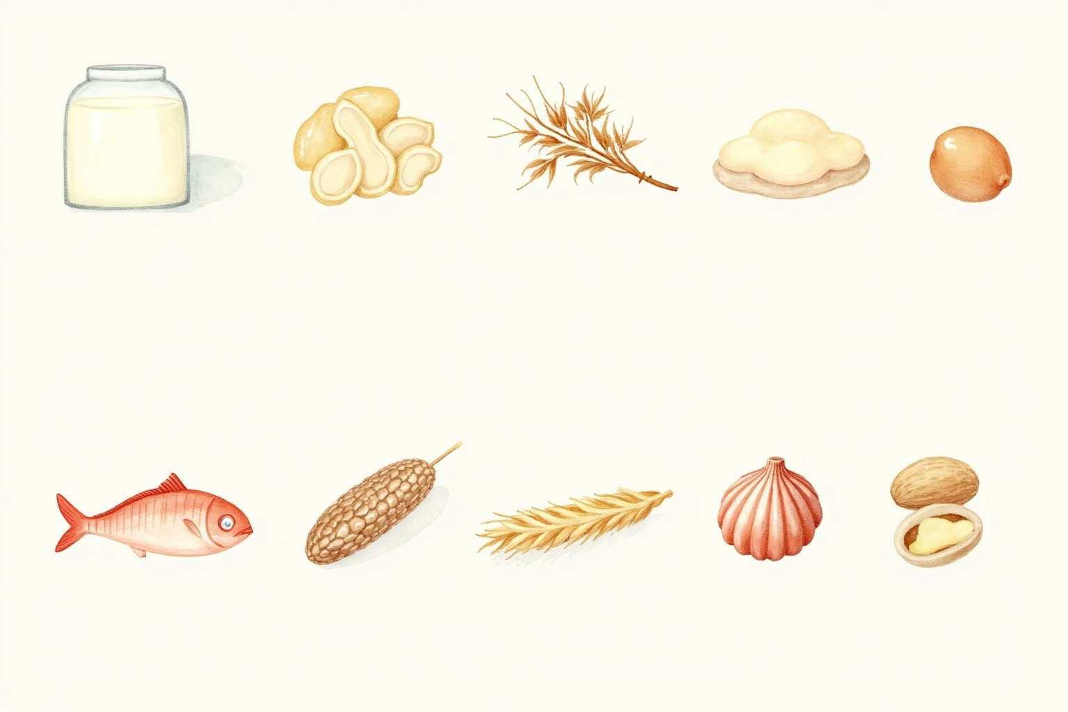 8 major allergen foods