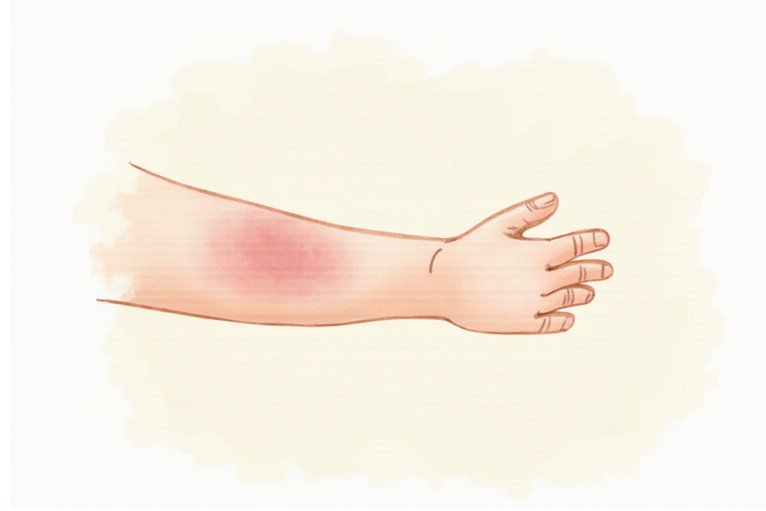 Allergic reaction skin hives symptom