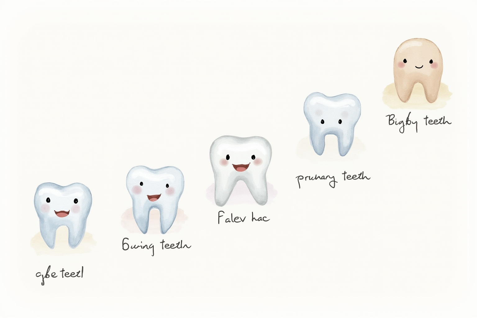 Tooth eruption milestones chart